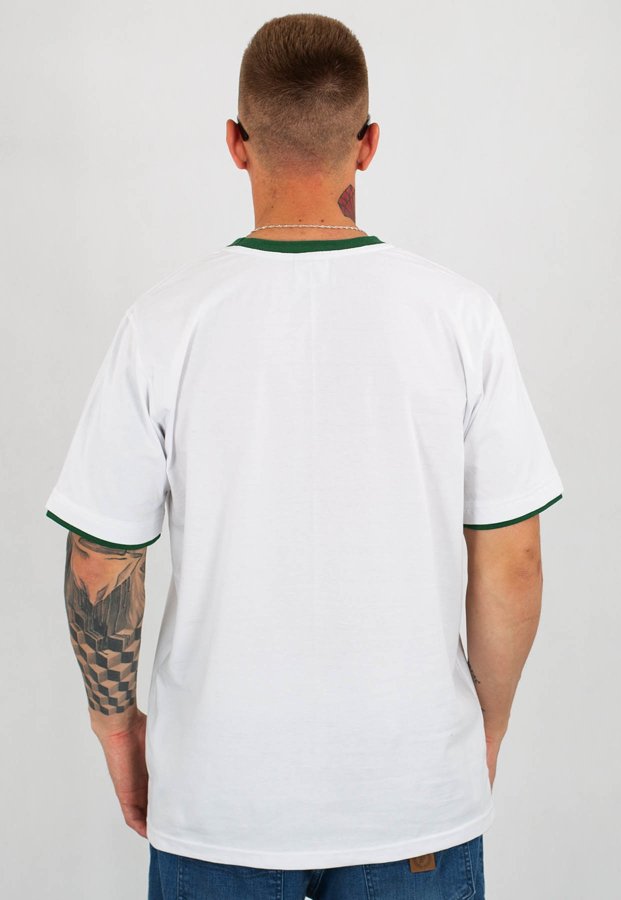 T-shirt Prima Sort Circle biały