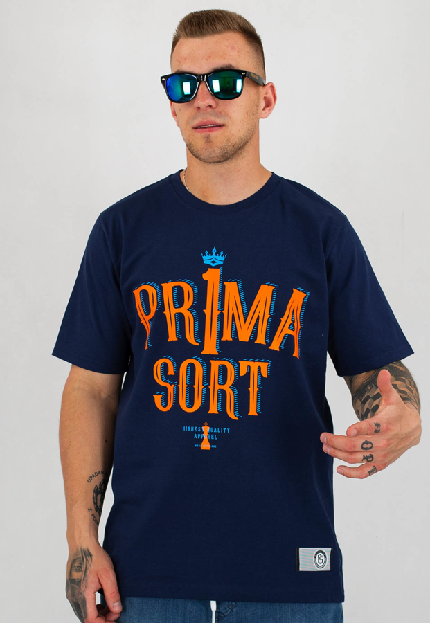 T-shirt Prima Sort Pr1ma granatowy