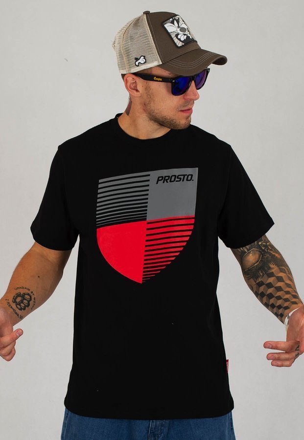 T-shirt Prosto Airsh czarny
