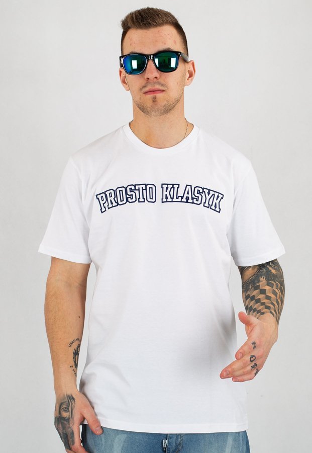 T-shirt Prosto Akademic biały
