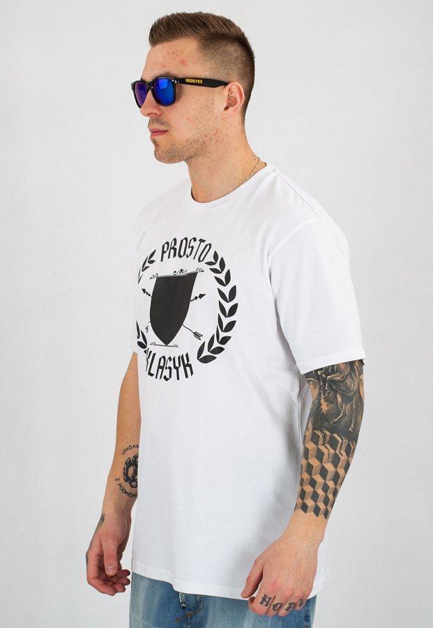 T-shirt Prosto Archer biały