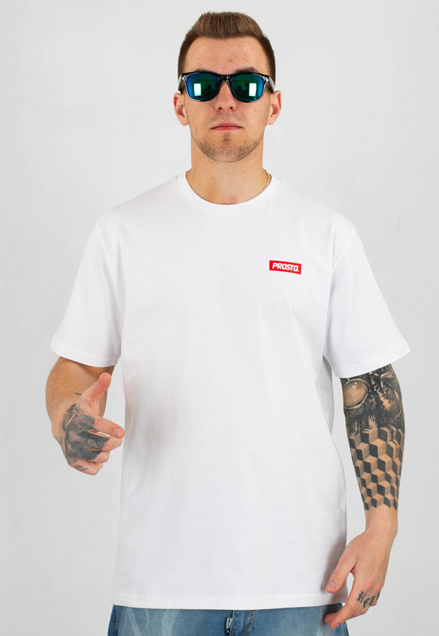 T-shirt Prosto Ash biały
