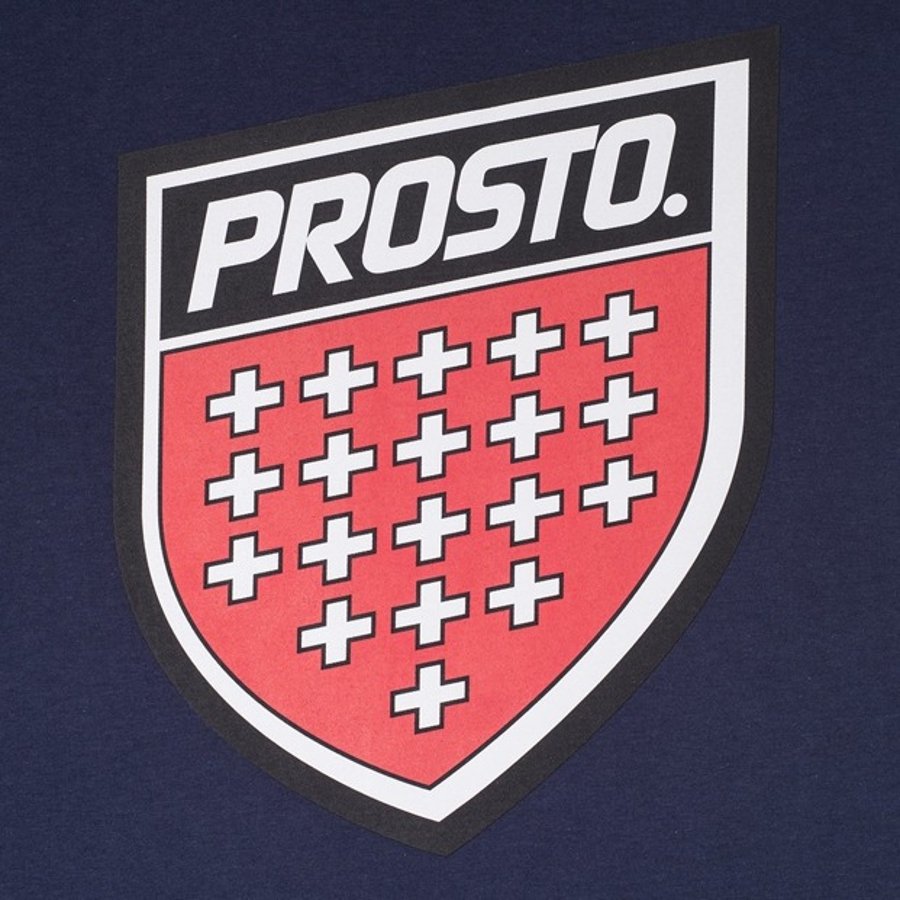 T-shirt Prosto Assist granatowy