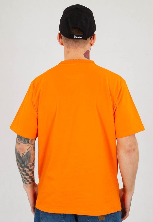 T-shirt Prosto Basic Gum pomarańczowy