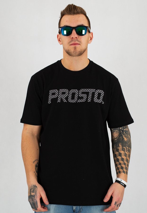 T-shirt Prosto Brick Logo czarny
