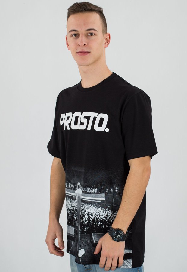 T-shirt Prosto Crowd4 czarny