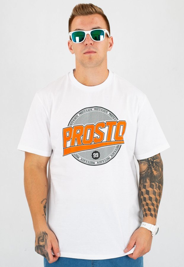 T-shirt Prosto Def biały