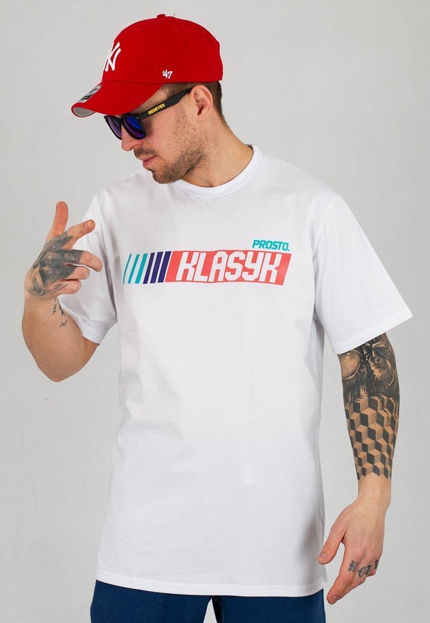 T-shirt Prosto Fastclas biały