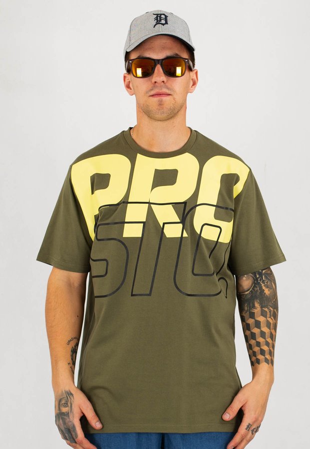 T-shirt Prosto Flipflap oliwkowy