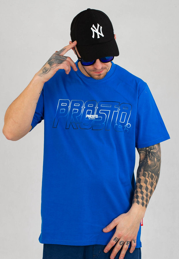 T-shirt Prosto Glance niebieski