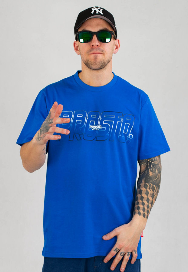 T-shirt Prosto Glance niebieski