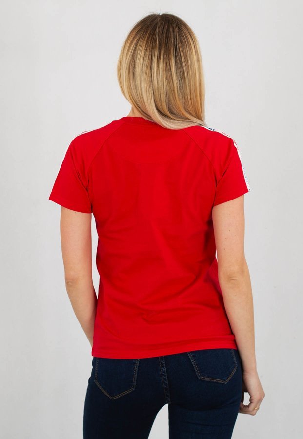 T-shirt Prosto  Jaquie czerwony