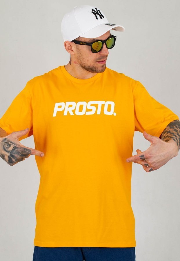 T-shirt Prosto Klasxxi pomarańczowy