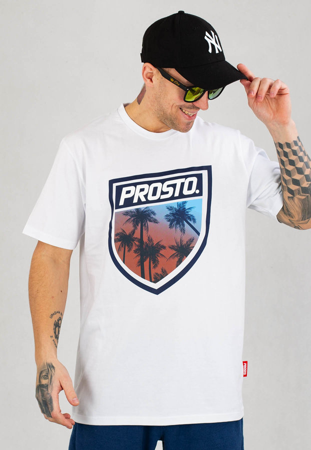 T-shirt Prosto Lagun biały
