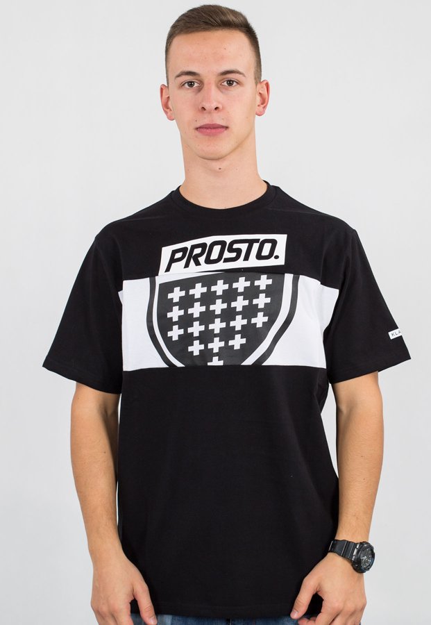 T-shirt Prosto Layer Shield czarny