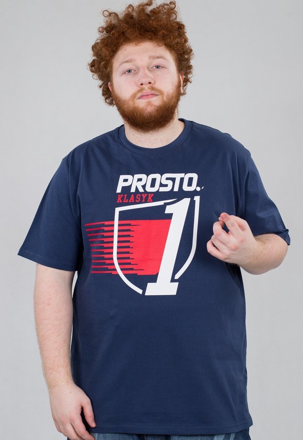 T-shirt Prosto Lightning granatowy