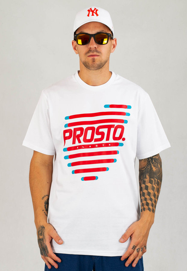 T-shirt Prosto Lighto biały