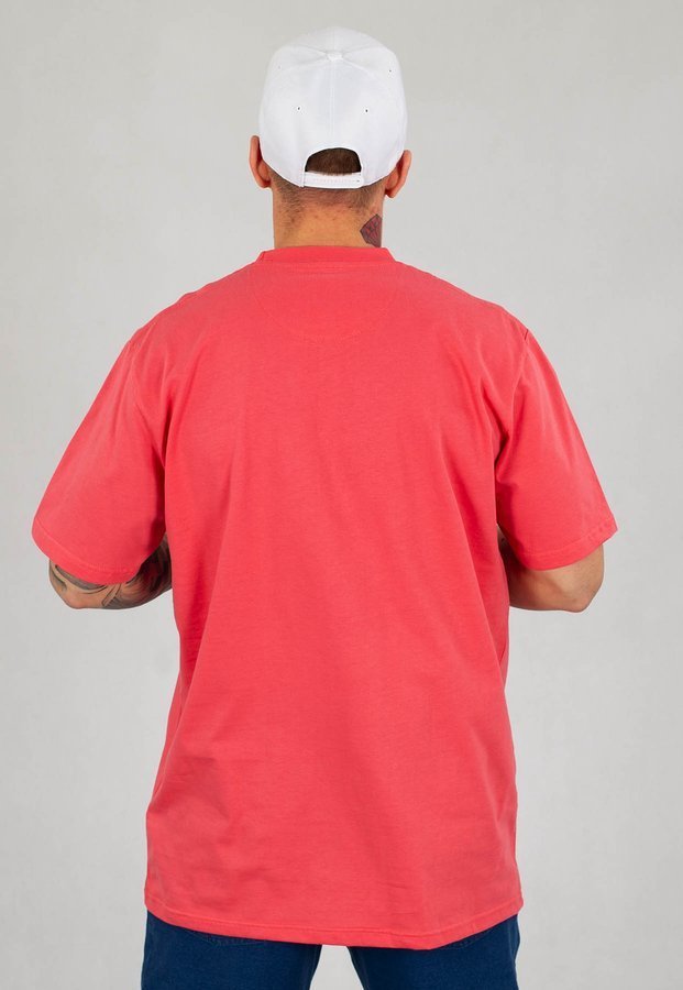 T-shirt Prosto Lines jasno czerwony