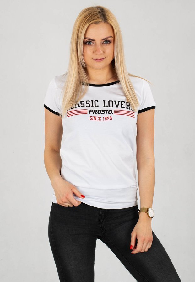 T-shirt Prosto Lovers biały