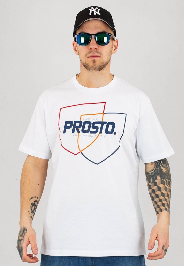 T-shirt Prosto Mast biały