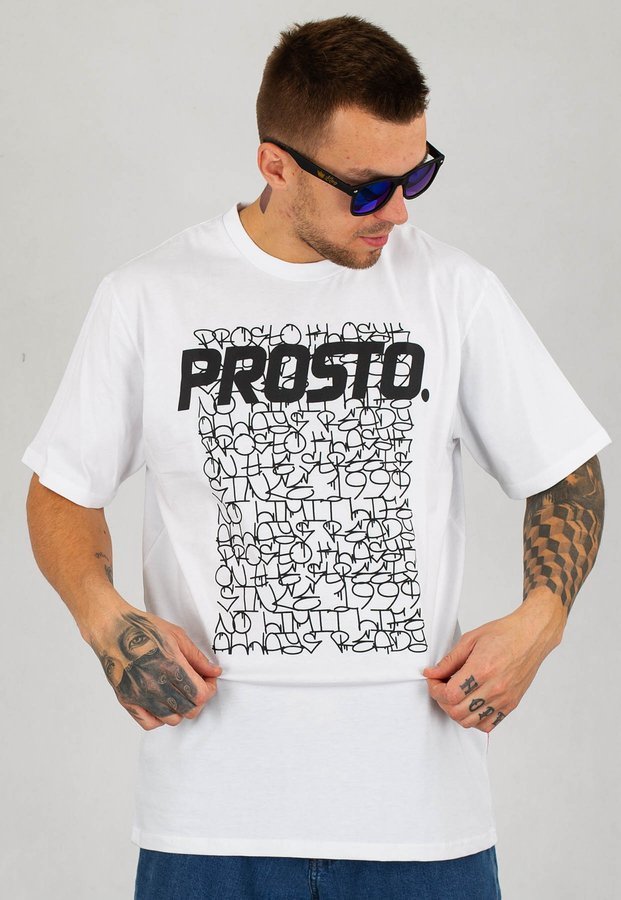 T-shirt Prosto Phixe biały