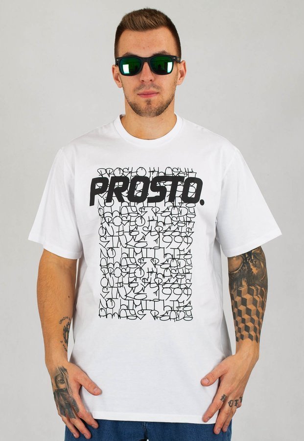 T-shirt Prosto Phixe biały