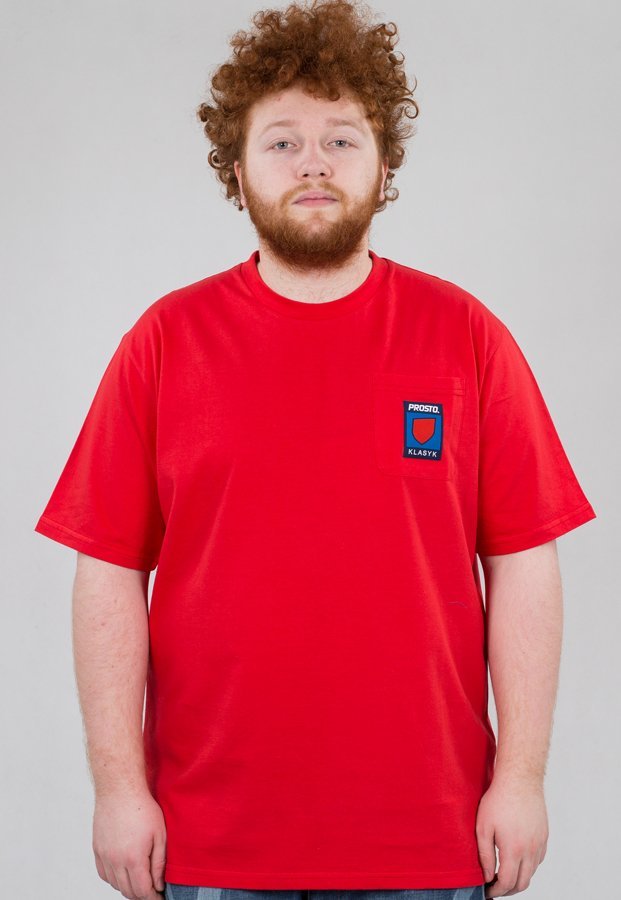 T-shirt Prosto Poster czerwony