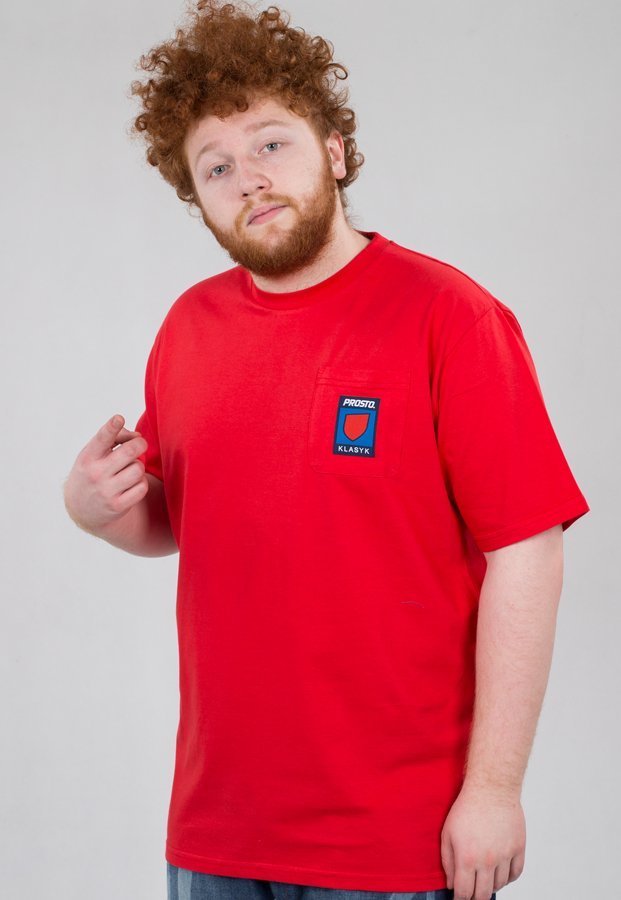 T-shirt Prosto Poster czerwony