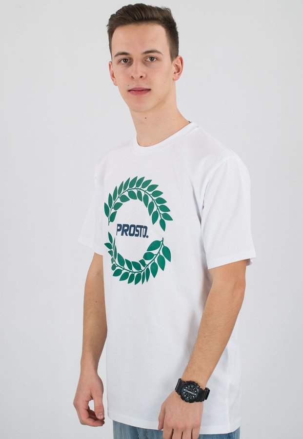 T-shirt Prosto Roma biały