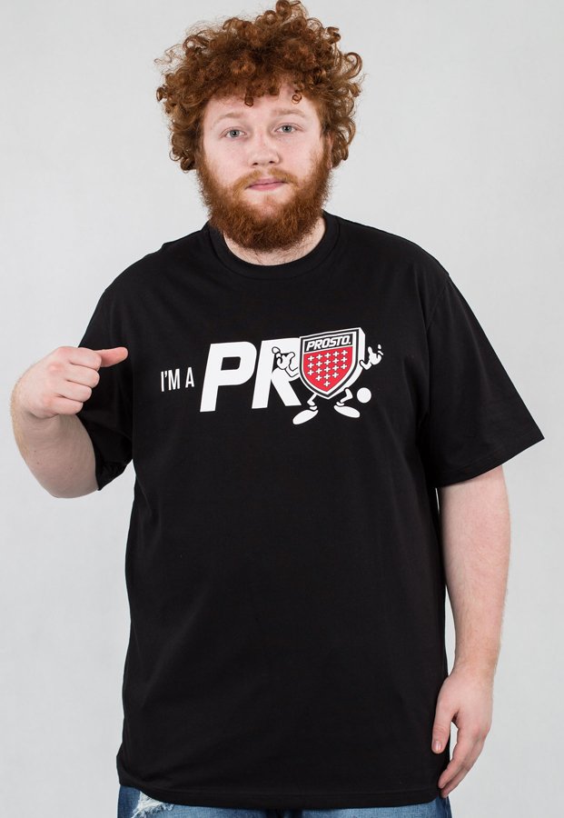 T-shirt Prosto Shieldman czarny