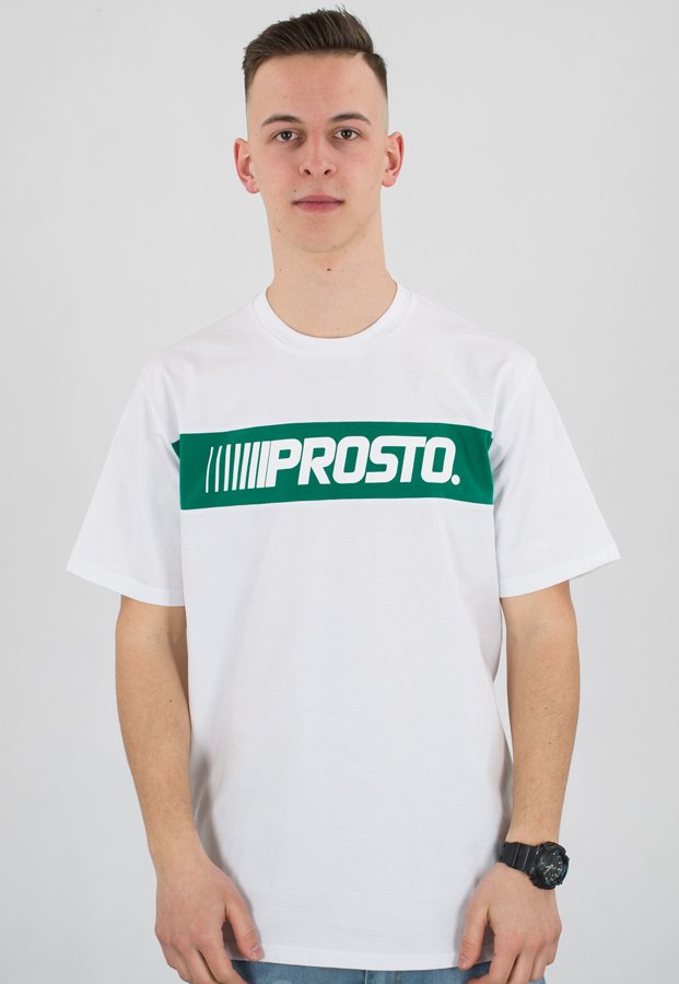 T-shirt Prosto Trail biały