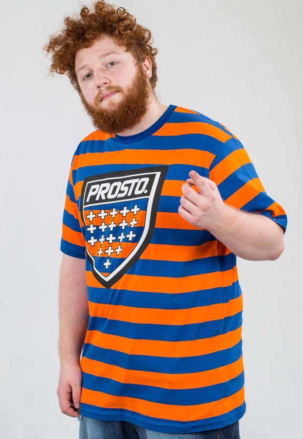 T-shirt Prosto Zebra pomarańczowy
