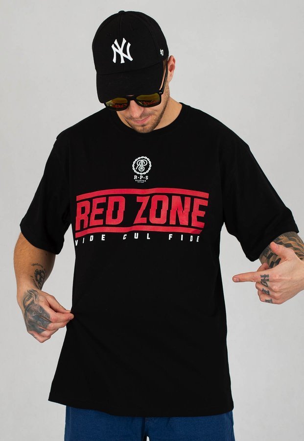T-shirt RPS Rysiu Peja Solufka Red Zone czarny