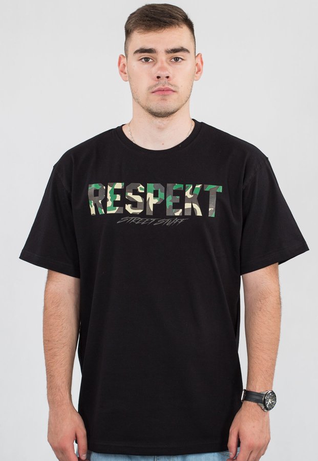 T-shirt Respekt Moro czarny
