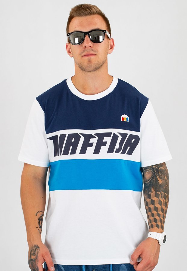 T-shirt SB Maffija Lines niebieski
