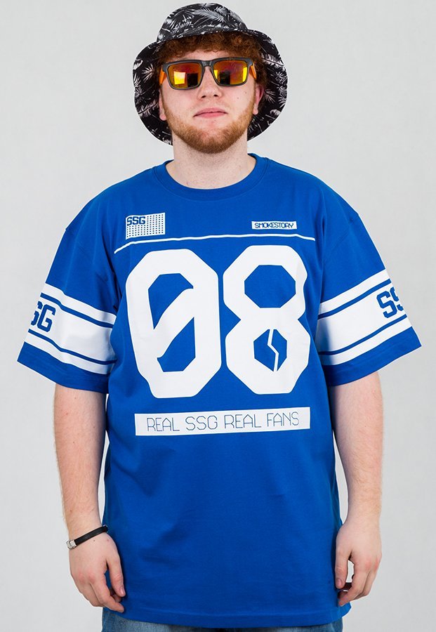 T-shirt SSG 08 niebieski