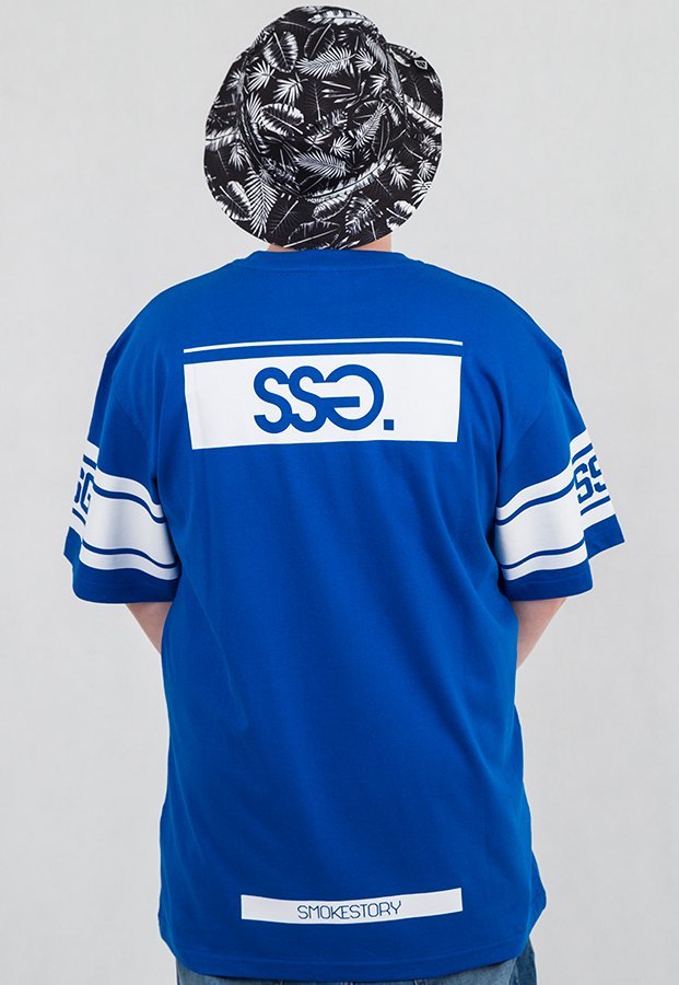 T-shirt SSG 08 niebieski
