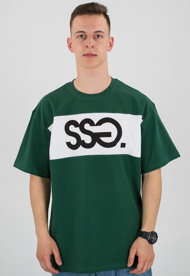 T-shirt SSG Belt zielony