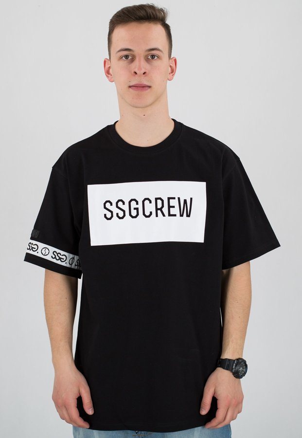 T-shirt SSG Box SSG Crew czarny