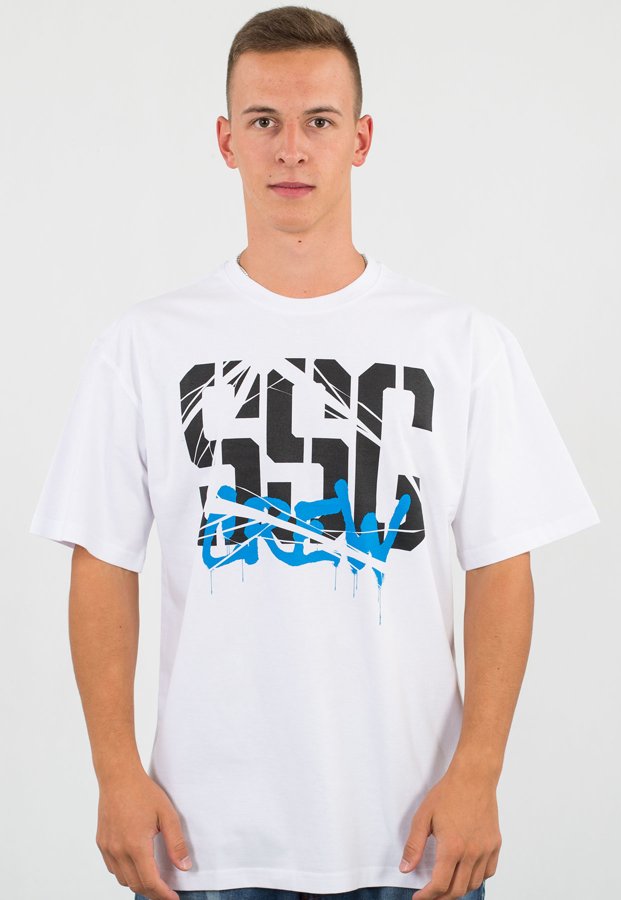 T-shirt SSG Crew biały