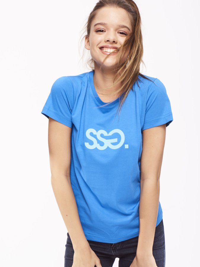 T-shirt SSG Girls Classic Colors niebieski