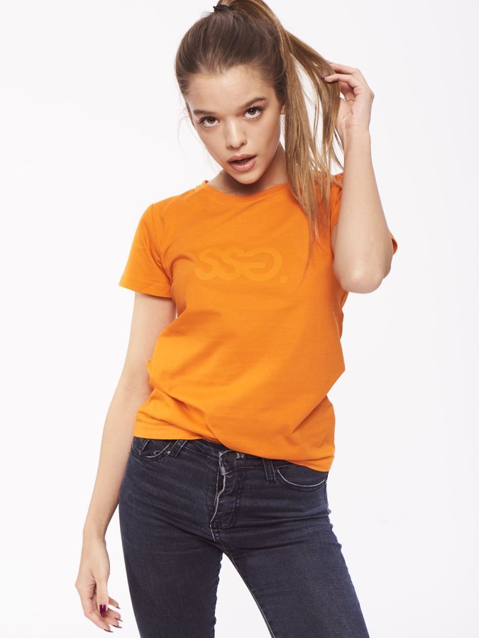 T-shirt SSG Girls Classic Colors pomarańczowy