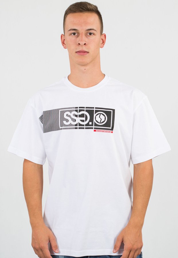 T-shirt SSG Lines SSG biały