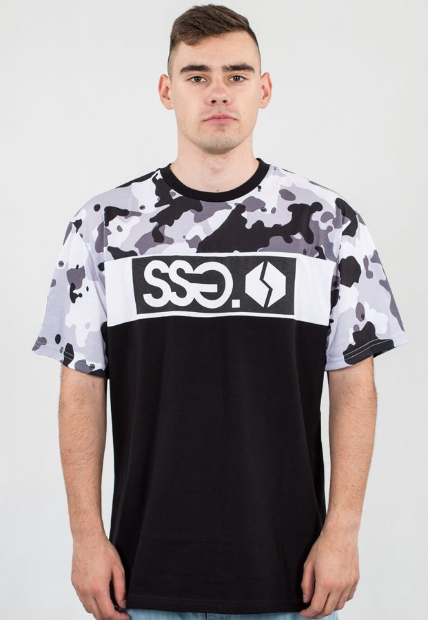 T-shirt SSG Premium Moro SSG czarny moro bw