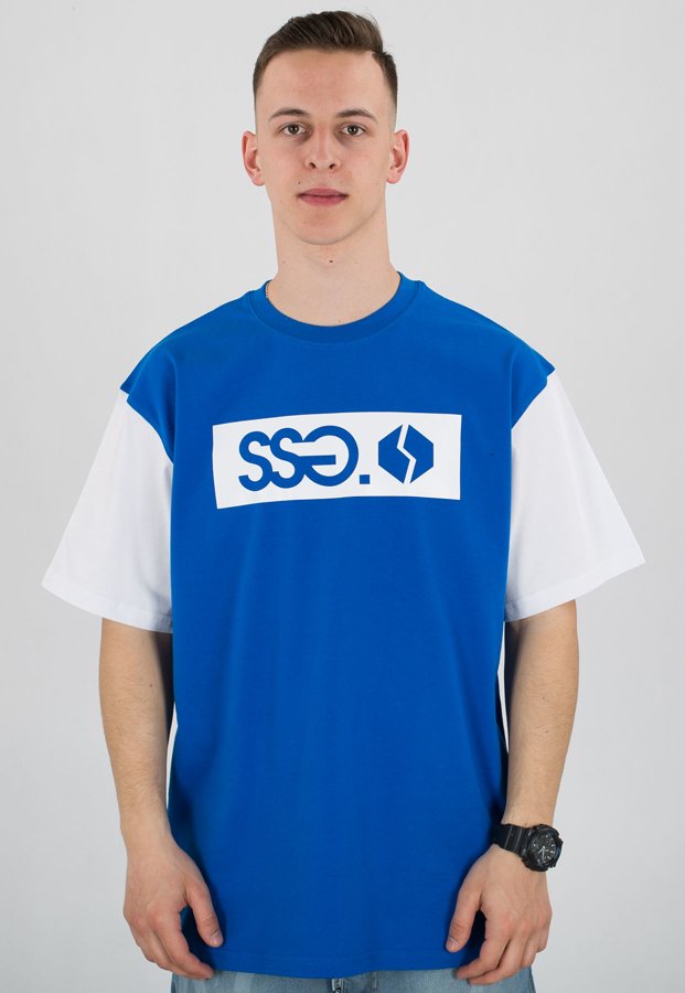 T-shirt SSG Sleeve SSG Logo niebieski