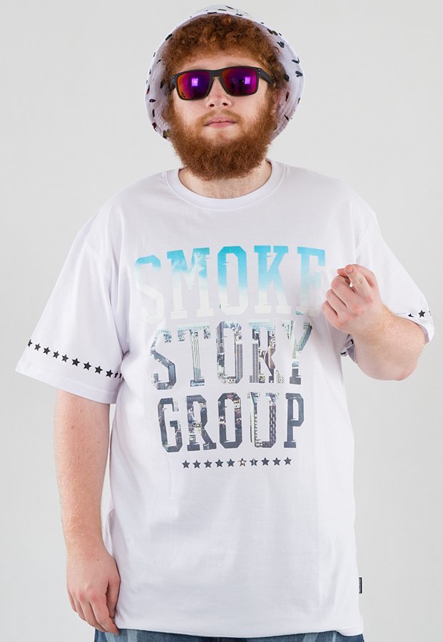 T-shirt SSG Smoke Photo biały