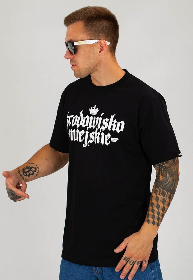 T-shirt Środowisko Miejskie Gotyk czarny