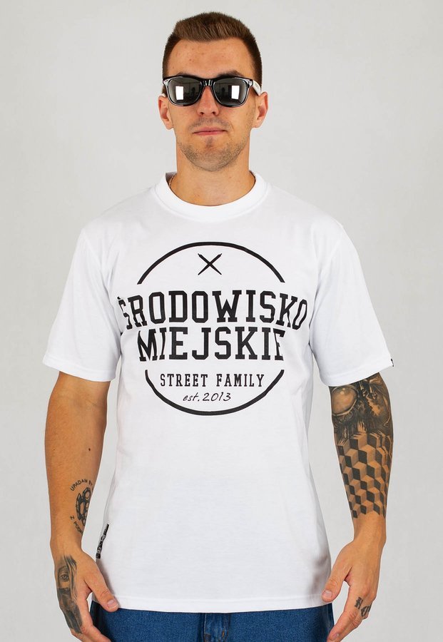 T-shirt Środowisko Miejskie Theme biały