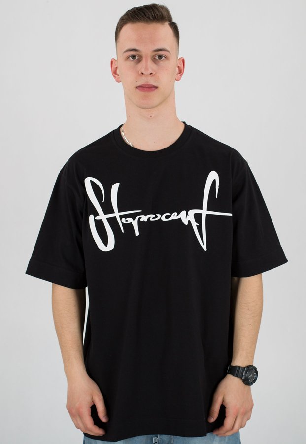 T-shirt Stoprocent Baggy Tag 18 czarny