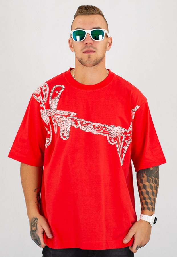 T-shirt Stoprocent Bandan 16 czerwony